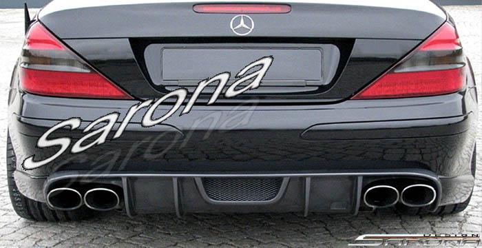 Custom Mercedes SL Rear Bumper  Convertible (2003 - 2012) - $790.00 (Part #MB-027-RB)